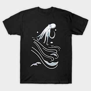 Funny octopus and sea T-Shirt